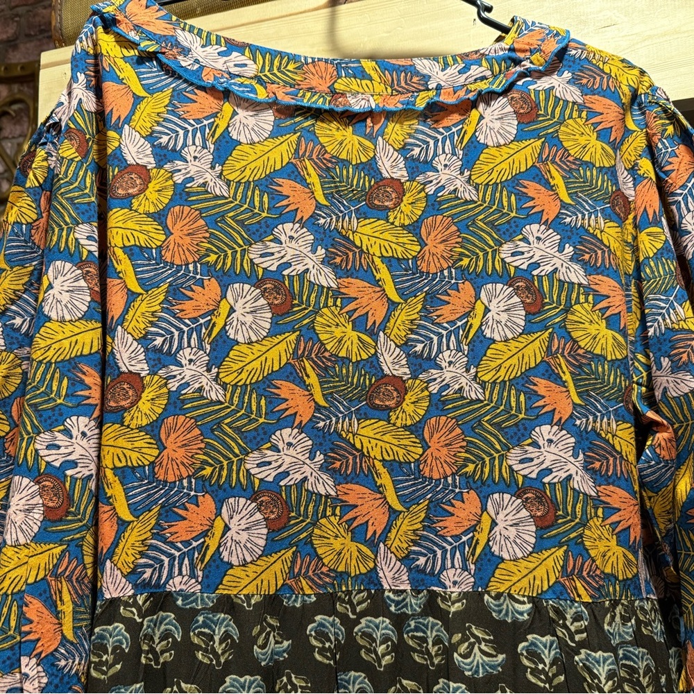 NATURAL LIFE Long Sleeved Tiered Maxi Dress - Picture 3 of 7
